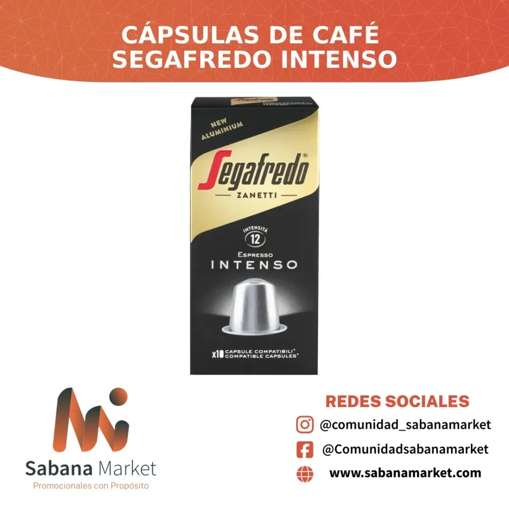 Cápsulas de Café Segafredo Intenso