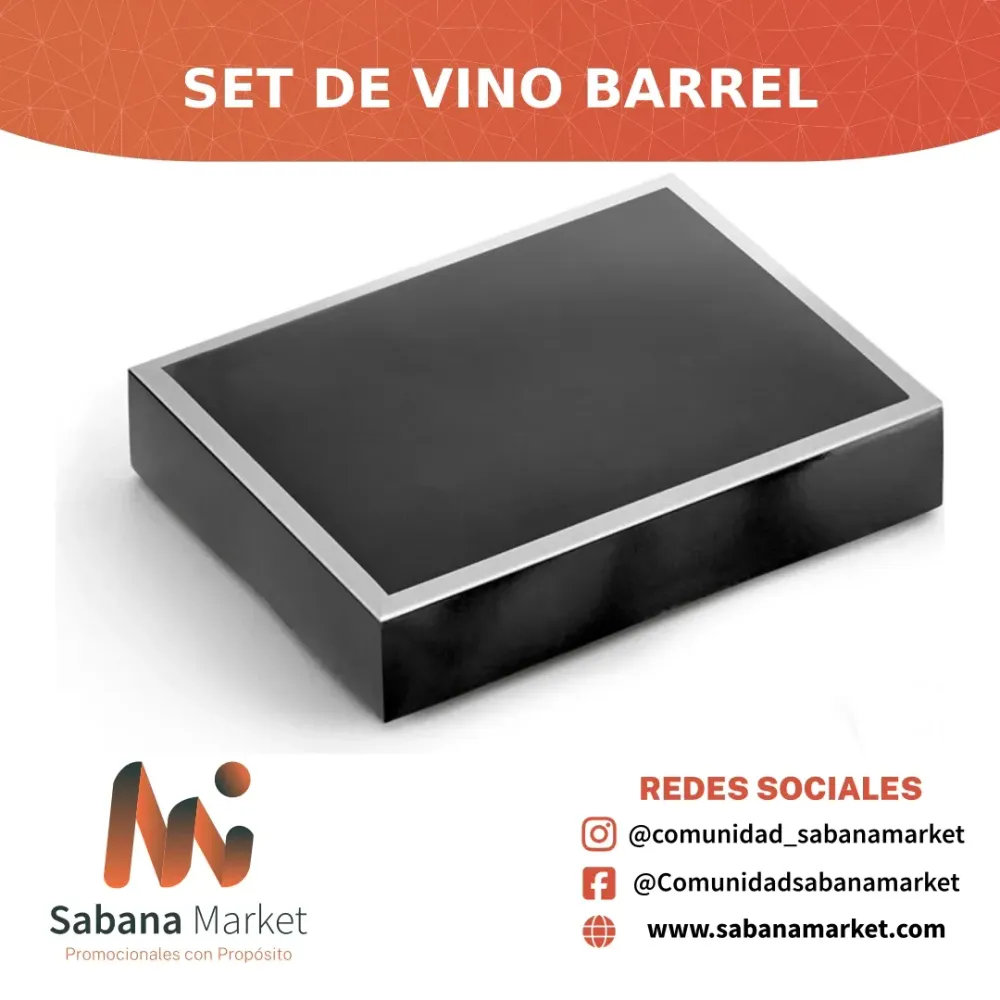 SET DE VINO BARREL