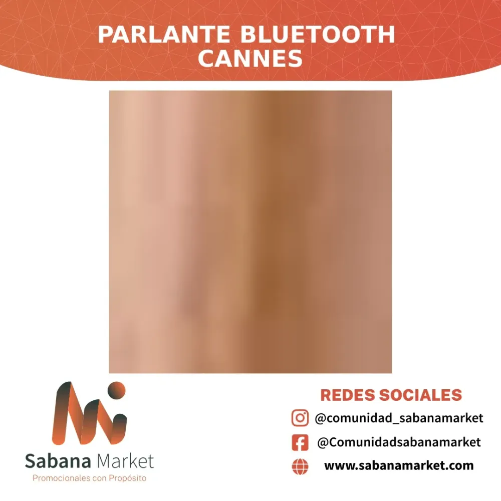 PARLANTE BLUETOOTH CANNES