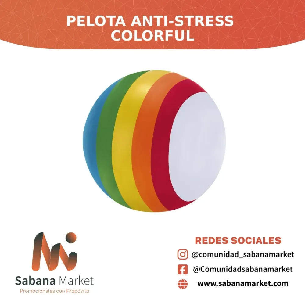 PELOTA ANTI-STRESS COLORFUL