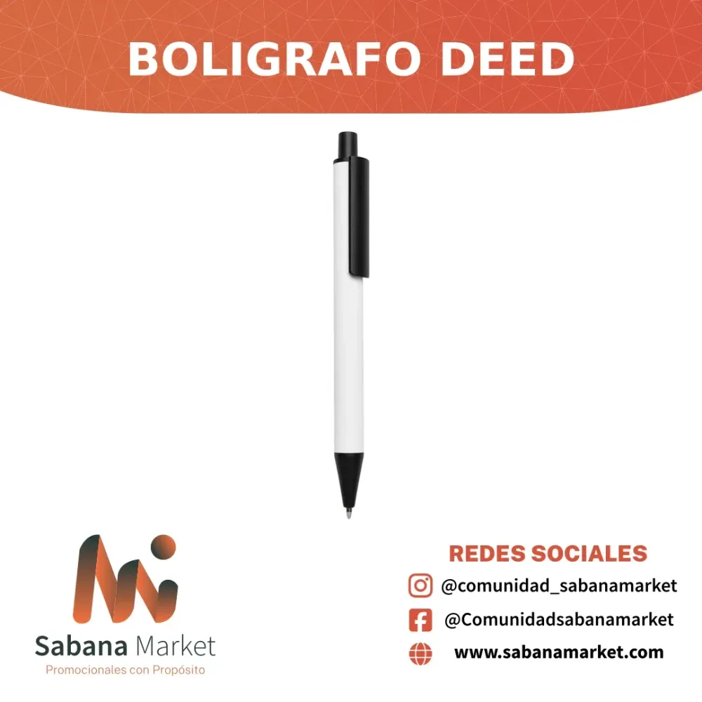 Boligrafo Deed