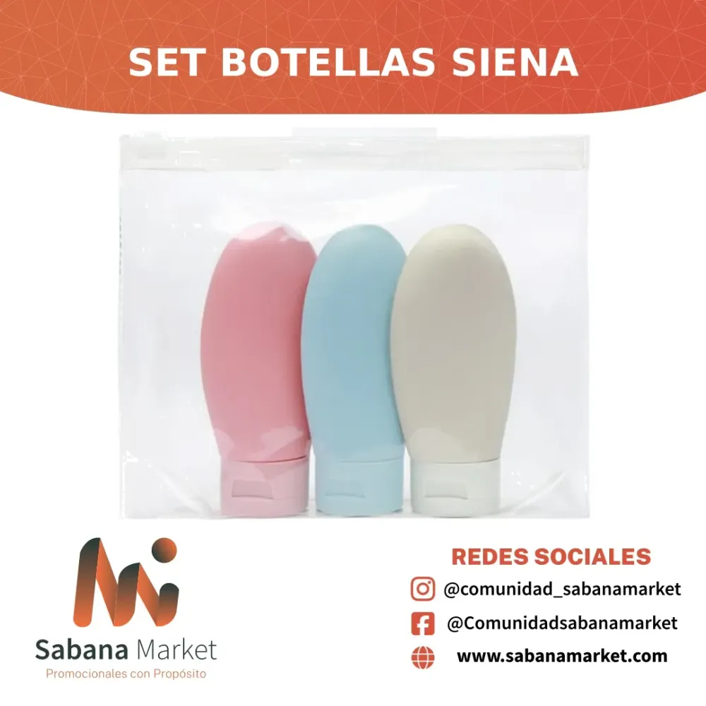 Set Botellas de Viaje Siena