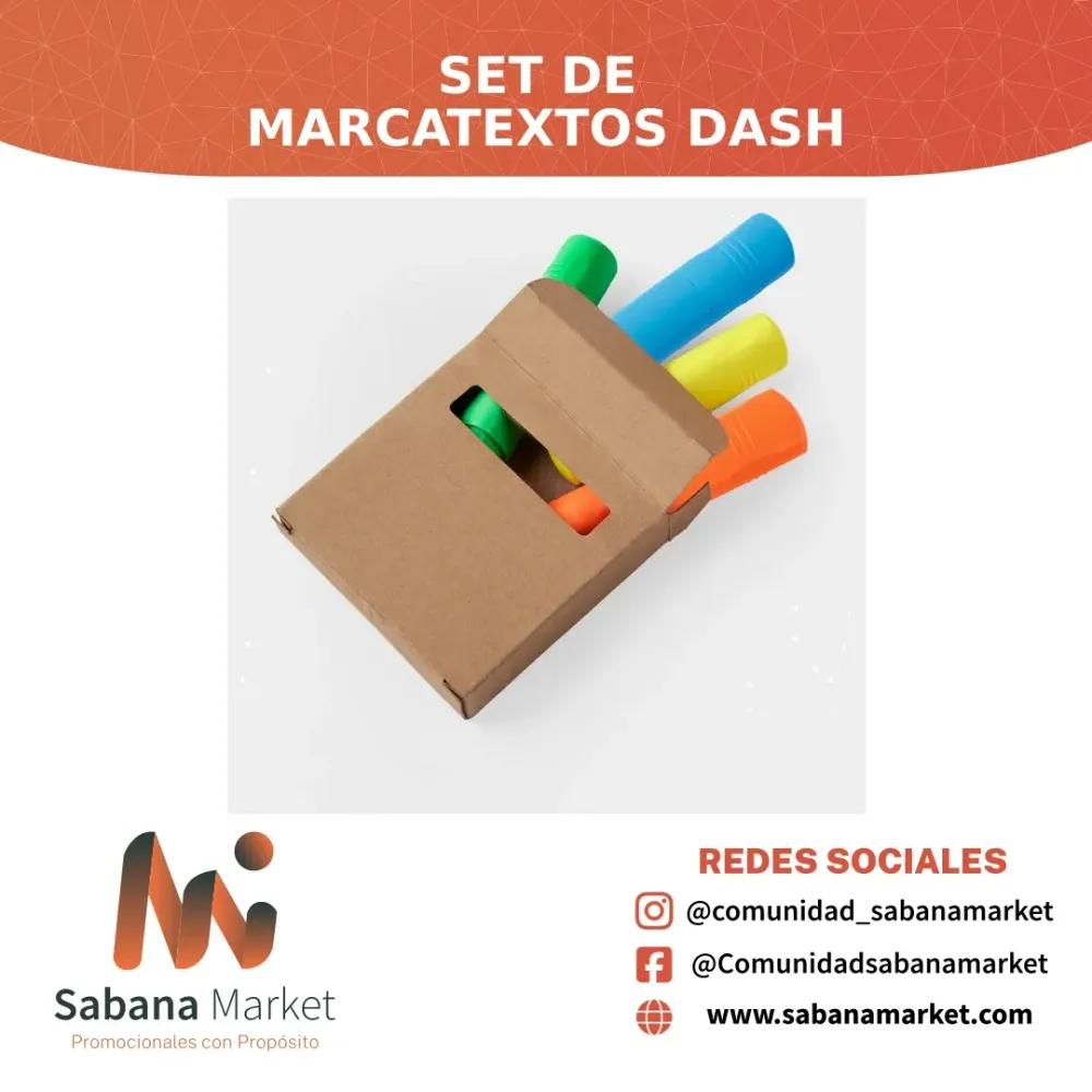 Set de Marcatextos Dash
