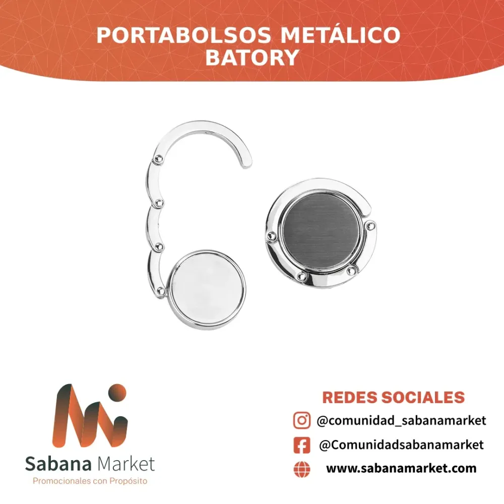 PORTABOLSOS METÁLICO BATORY