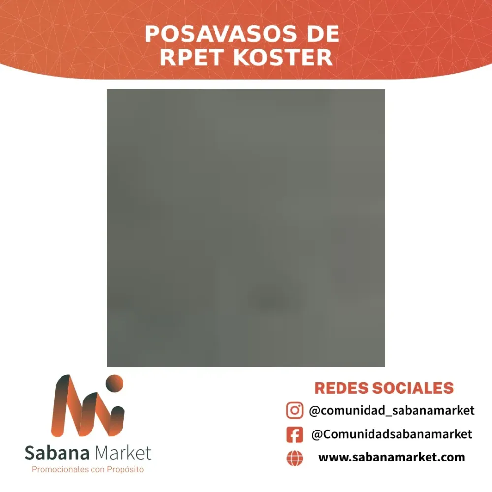POSAVASOS DE RPET KOSTER