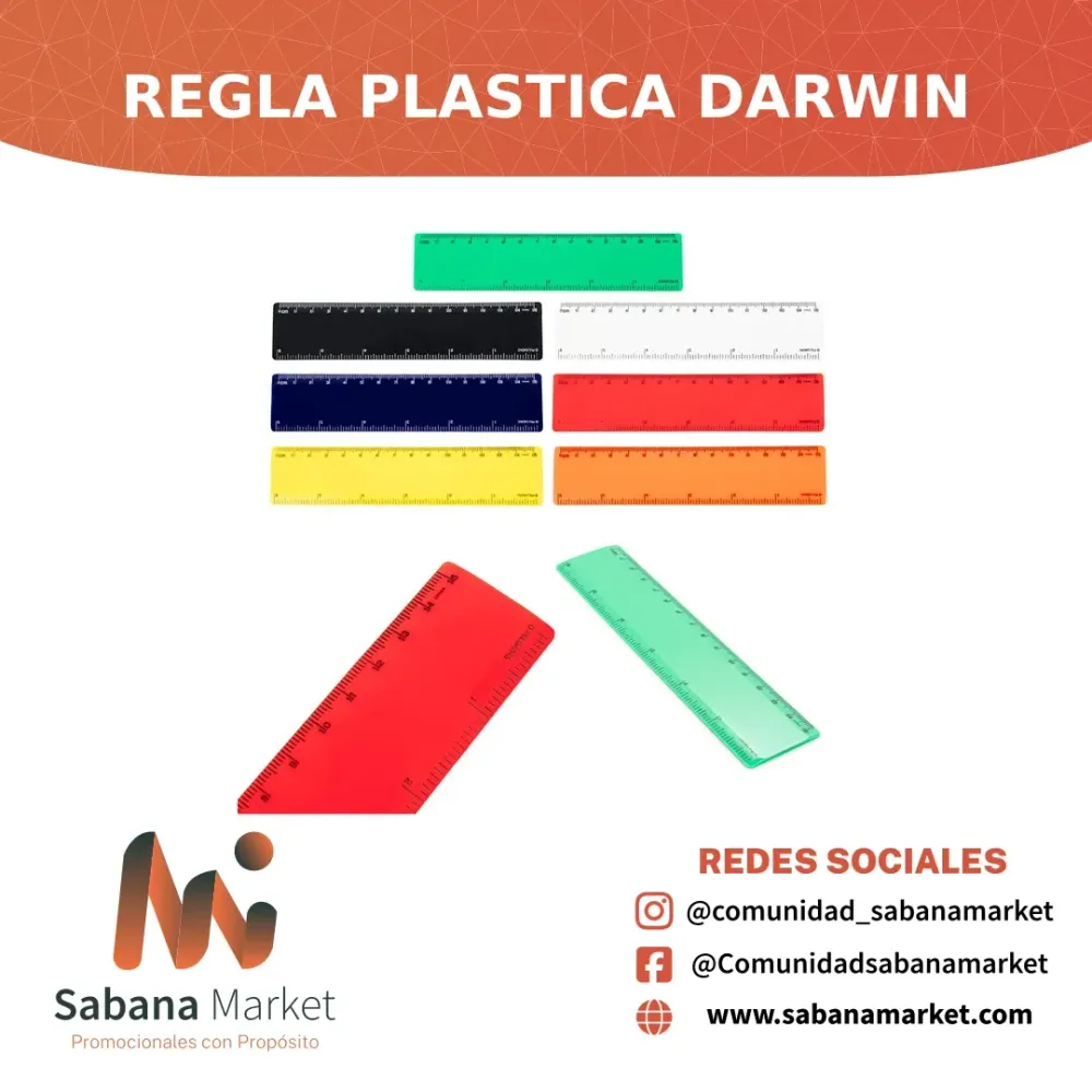 REGLA PLASTICA DARWIN