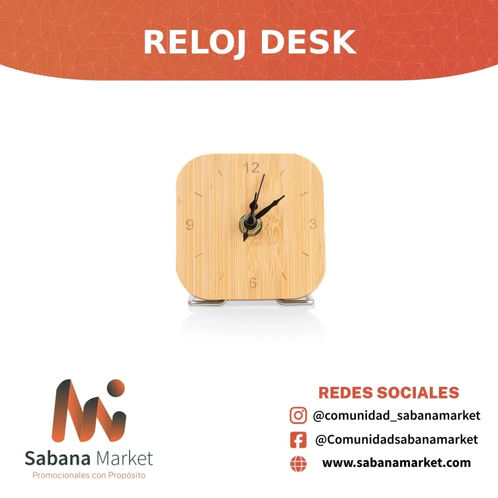 RELOJ DESK