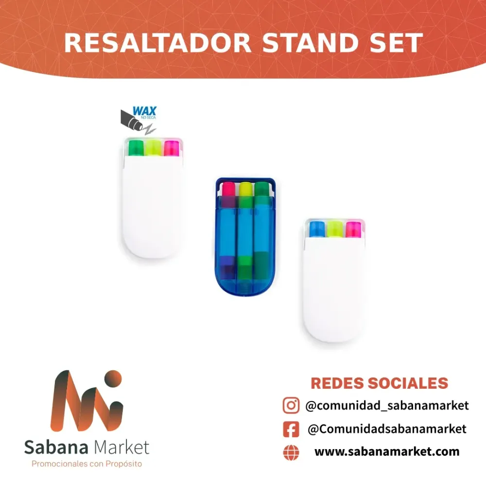 RESALTADOR STAND SET