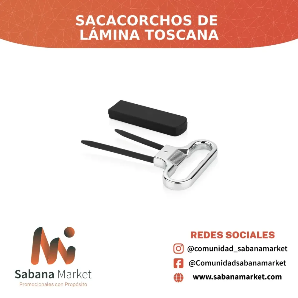 SACACORCHOS DE LÁMINA TOSCANA