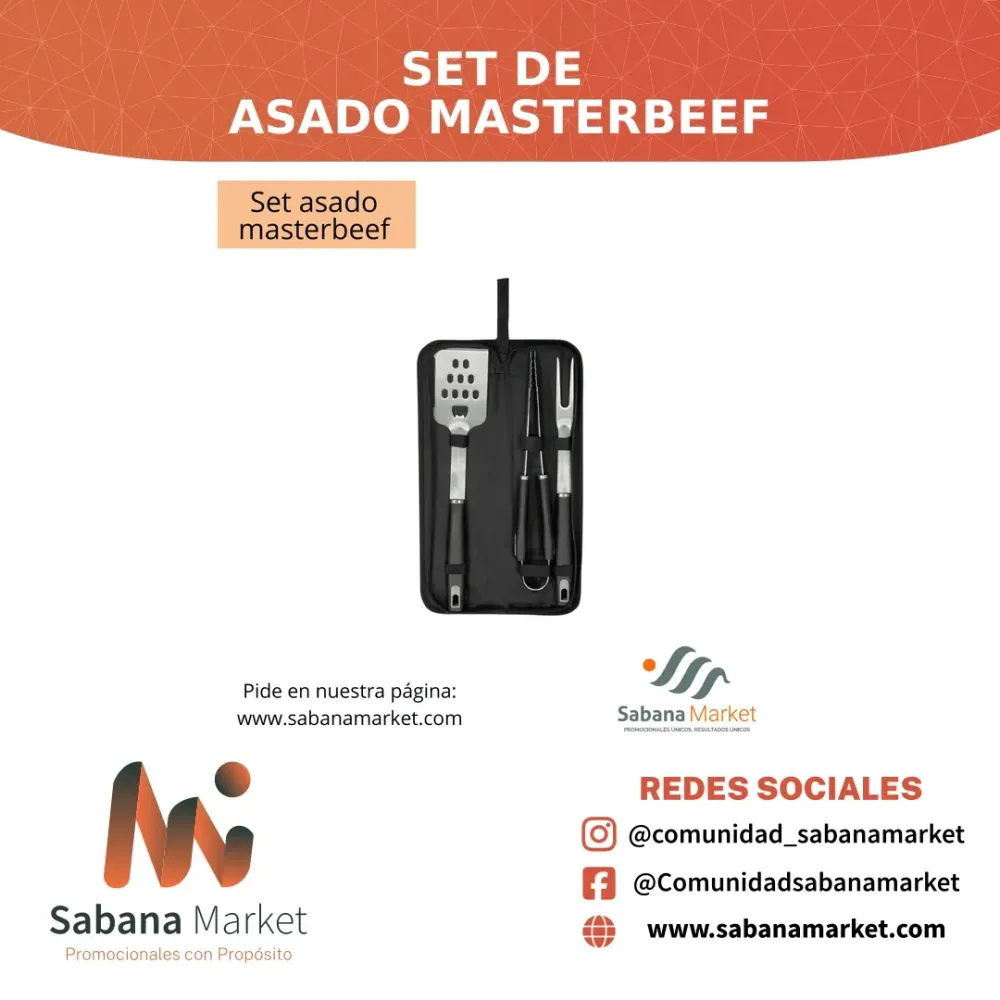 SET DE ASADO MASTERBEEF