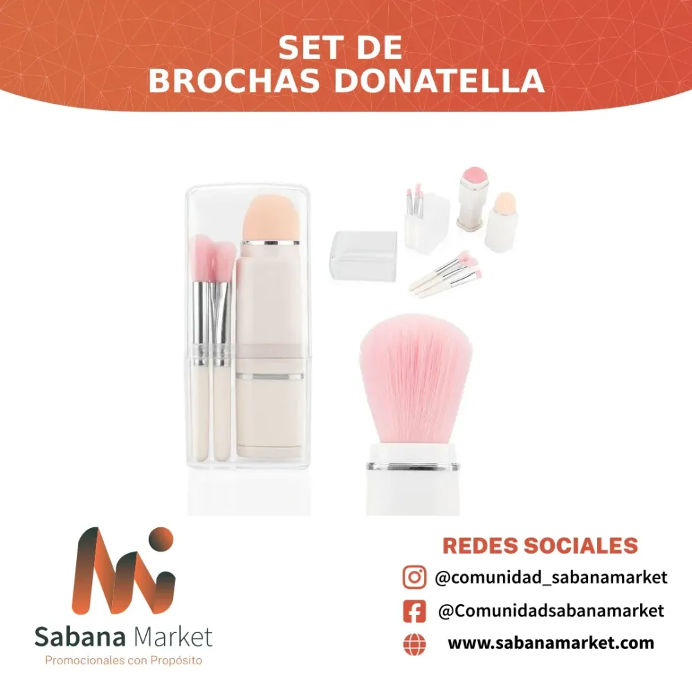 SET DE BROCHAS DONATELLA