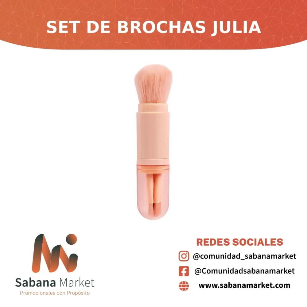 SET DE BROCHAS JULIA