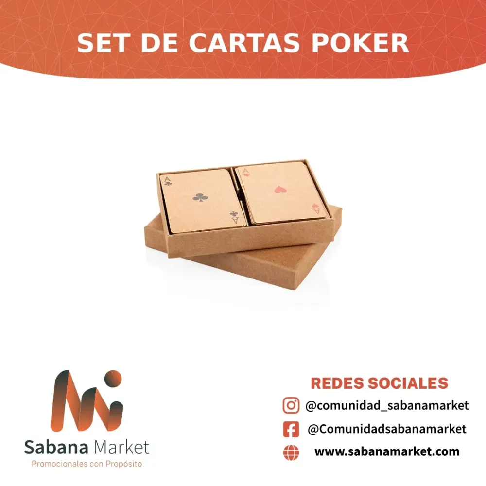 SET DE CARTAS POKER