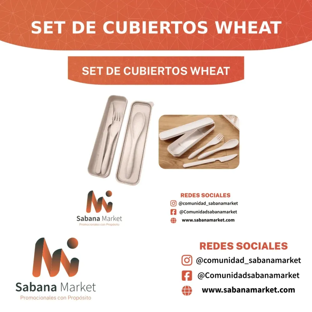 SET DE CUBIERTOS WHEAT
