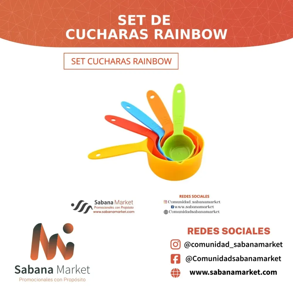 SET DE CUCHARAS RAINBOW