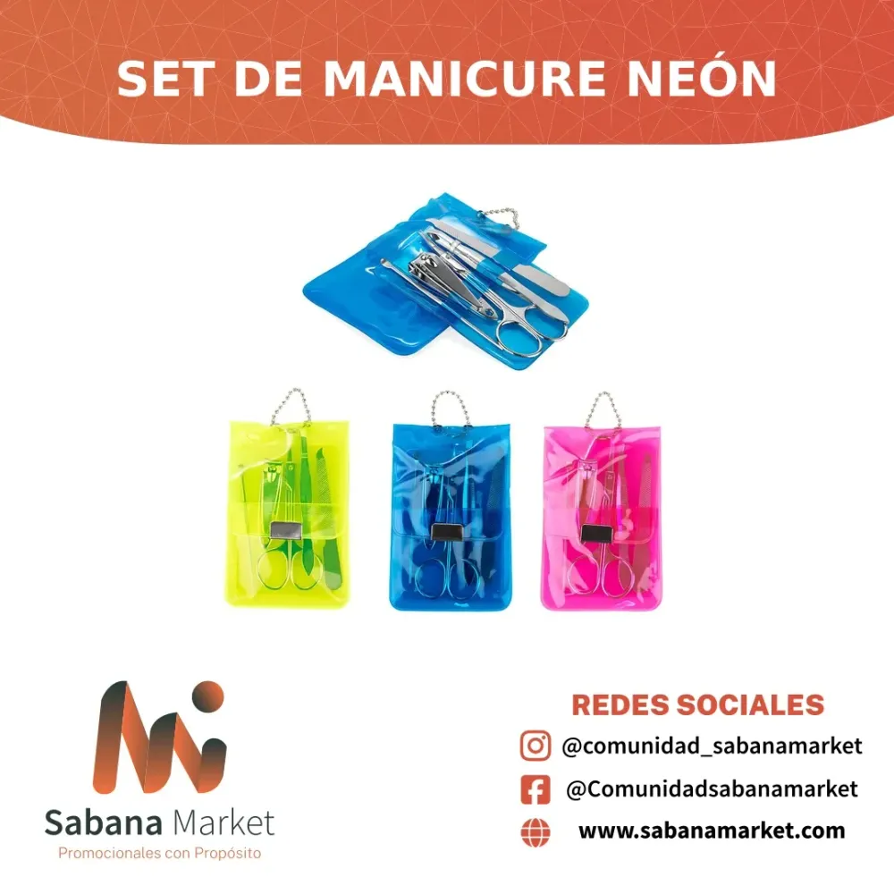 SET DE MANICURE NEÓN