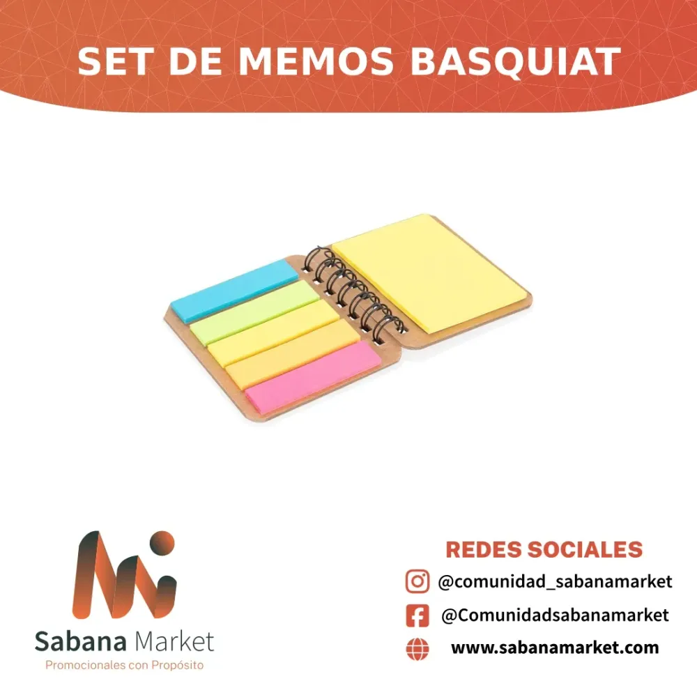 SET DE MEMOS BASQUIAT