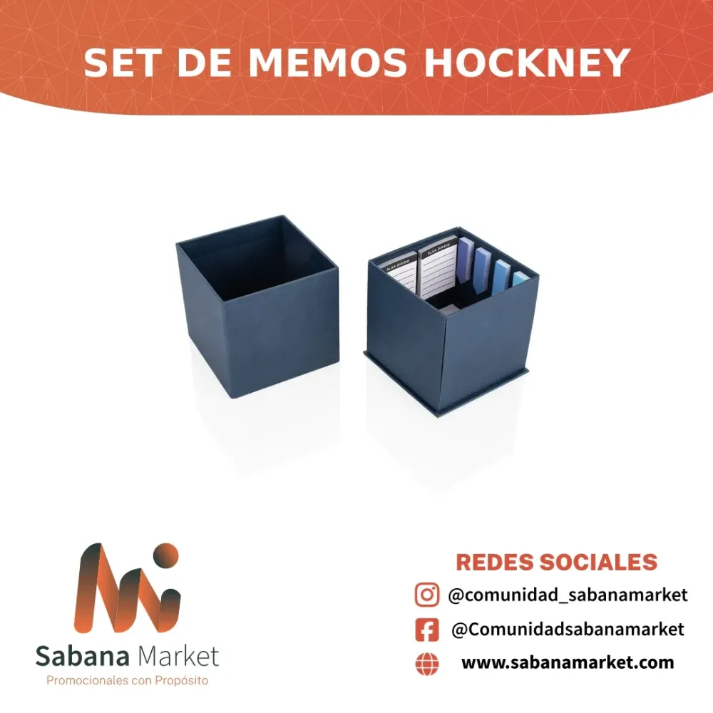 SET DE MEMOS HOCKNEY