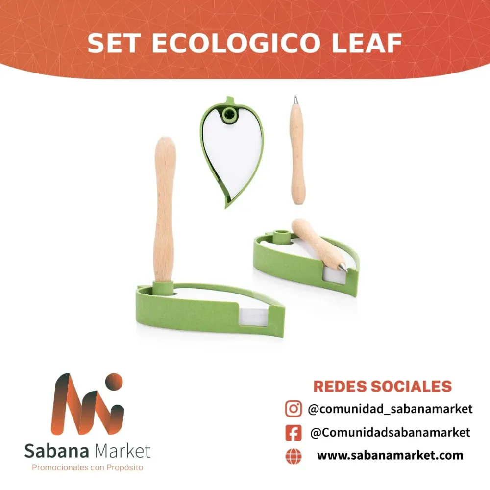 SET ECOLOGICO LEAF