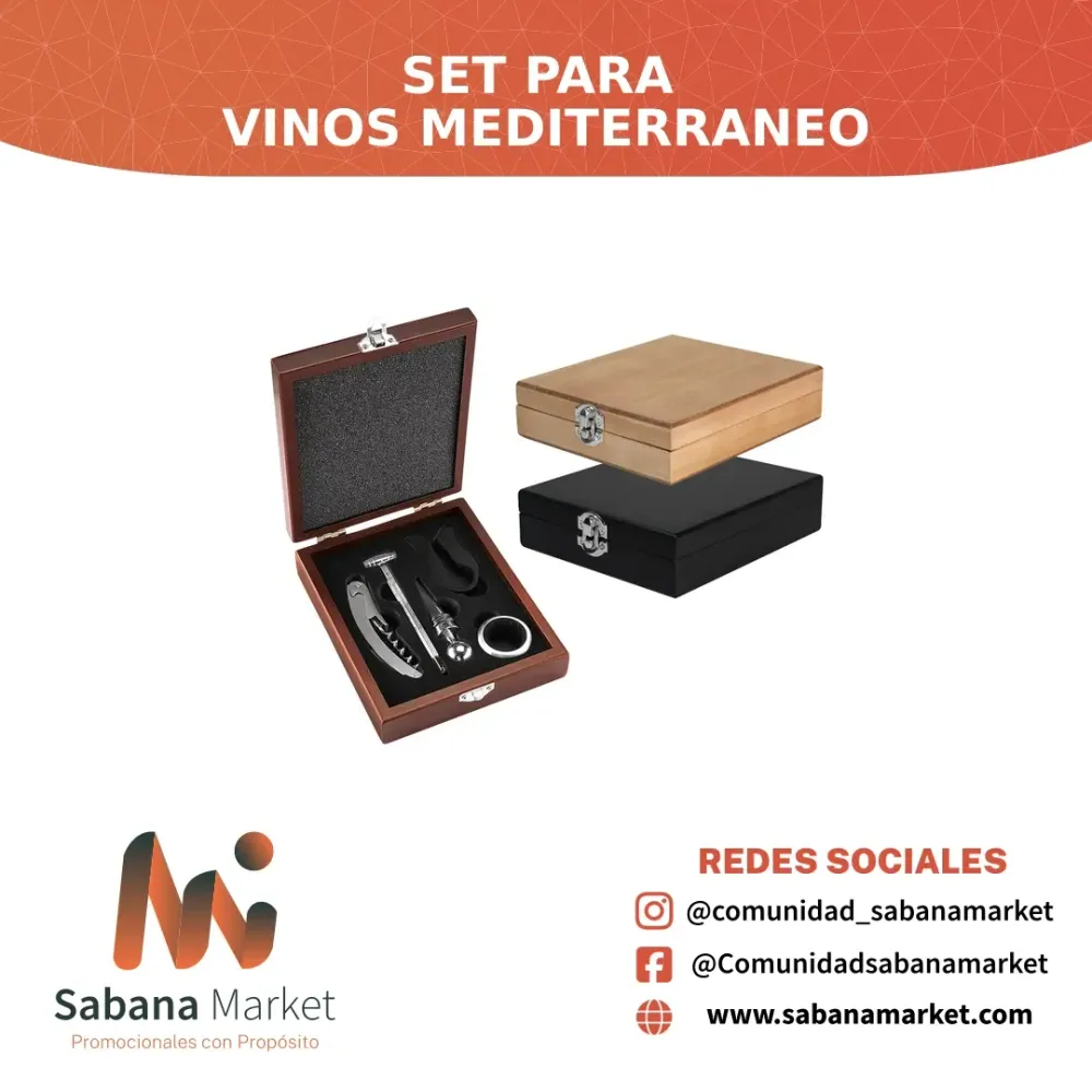 SET PARA VINOS MEDITERRANEO