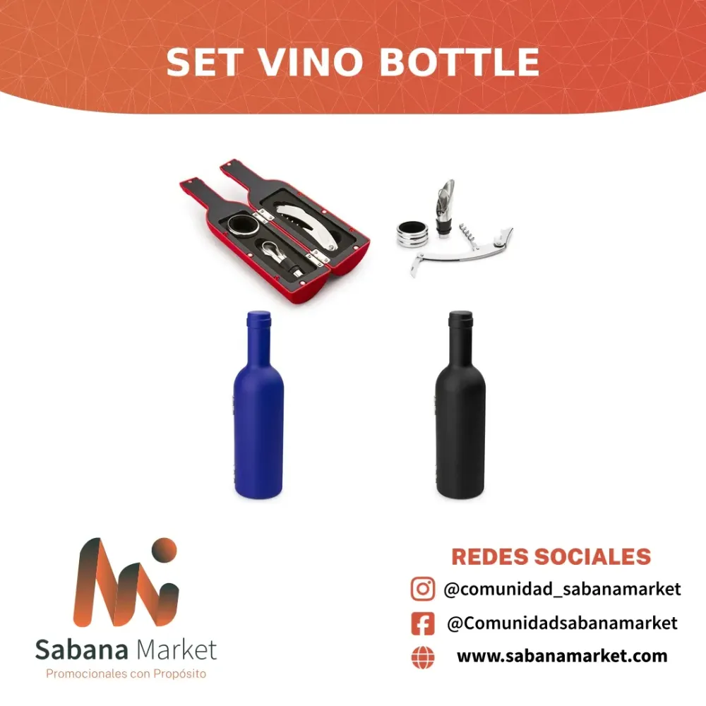 SET VINO BOTTLE