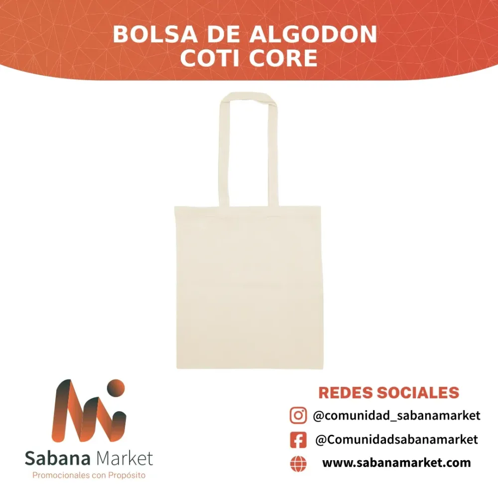 Bolsa de algodón "COTI CORE"