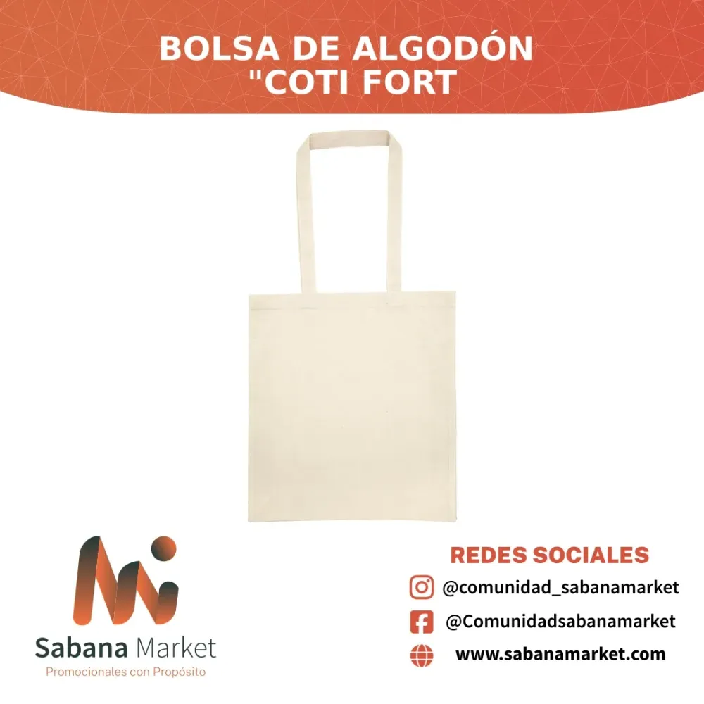 Bolsa de algodón "COTI FORT"