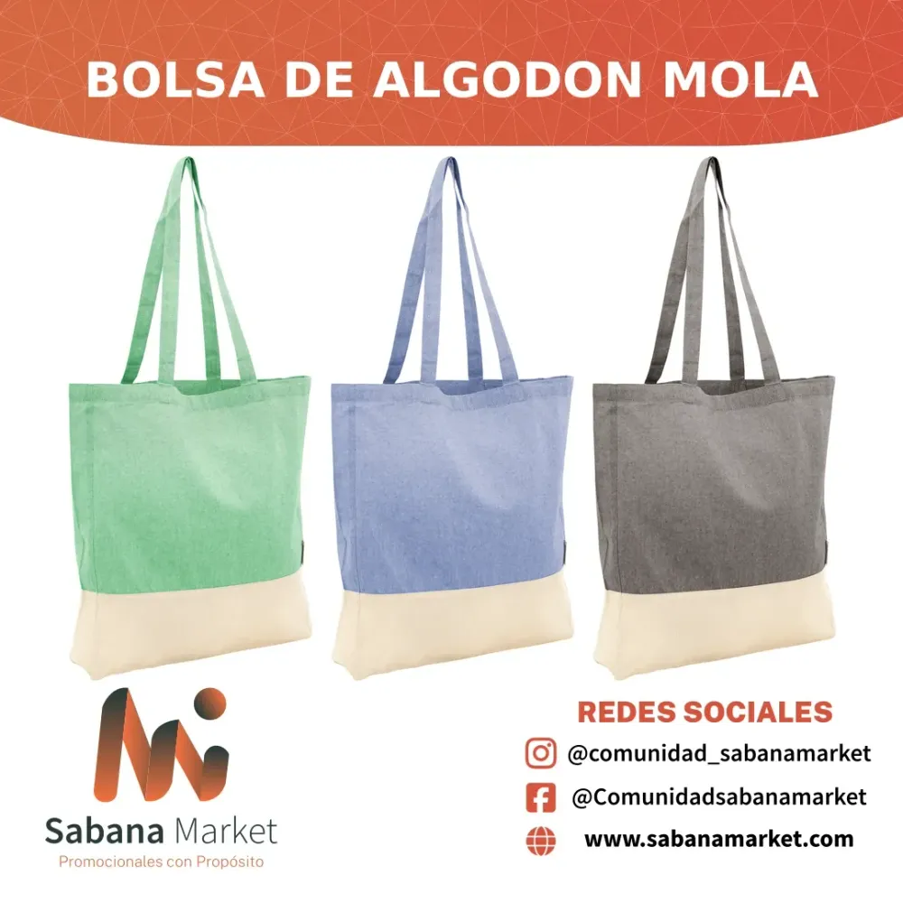 Bolsa de algodón "MOLA"