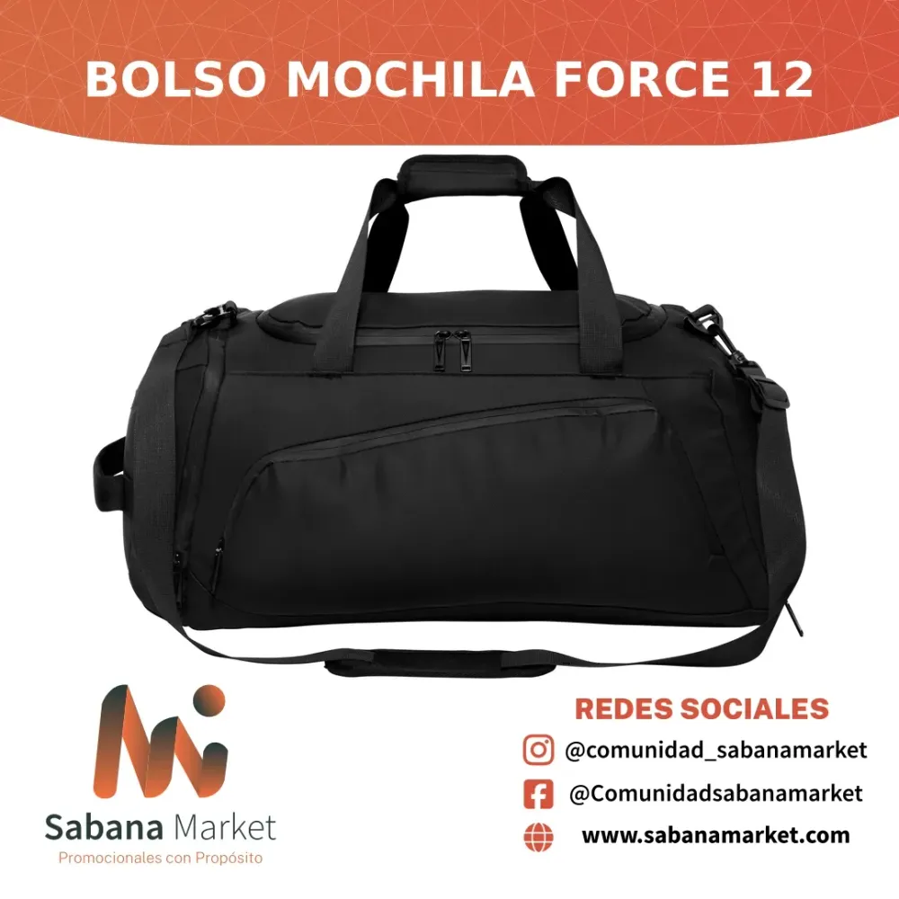 Bolso morral "FORCE 12"