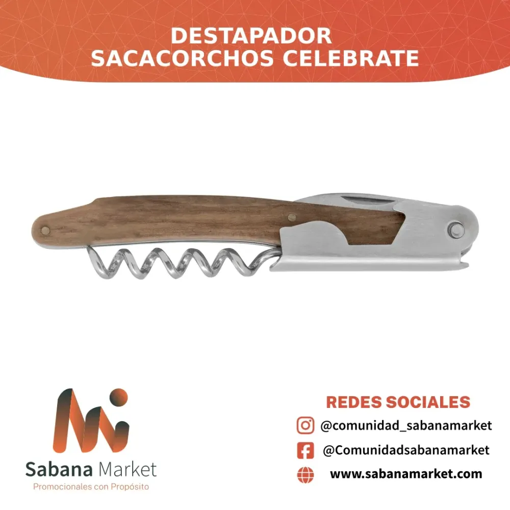 Destapador Sacacorchos Celebrate