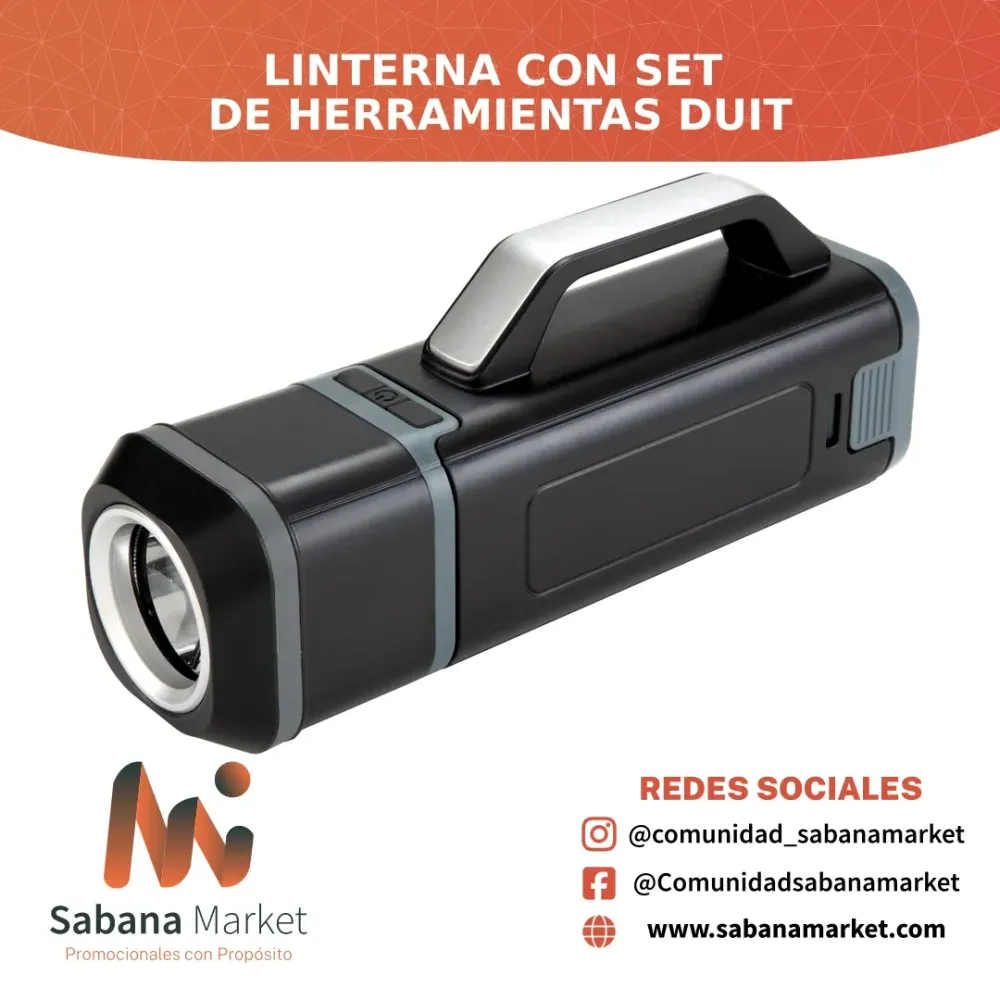 Linterna con Set de Herramientas Duit