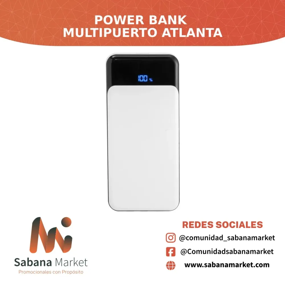 Power Bank Multipuerto Atlanta
