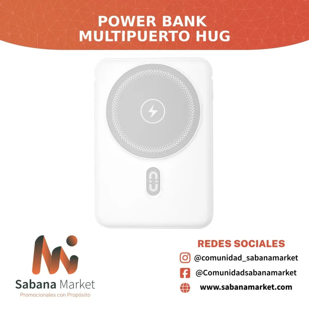 Power Bank Multipuerto Hug