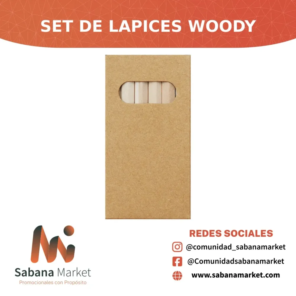 Set de Lapices Woody