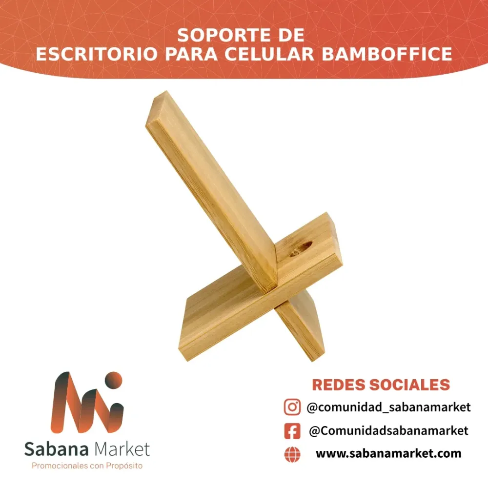 Soporte de Escritorio para Celular Bamboffice