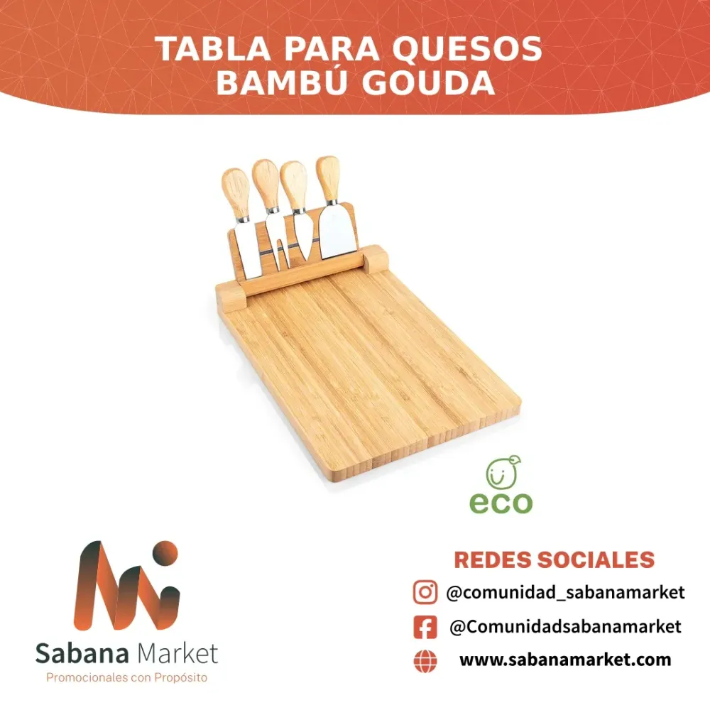 TABLA PARA QUESOS BAMBÚ GOUDA