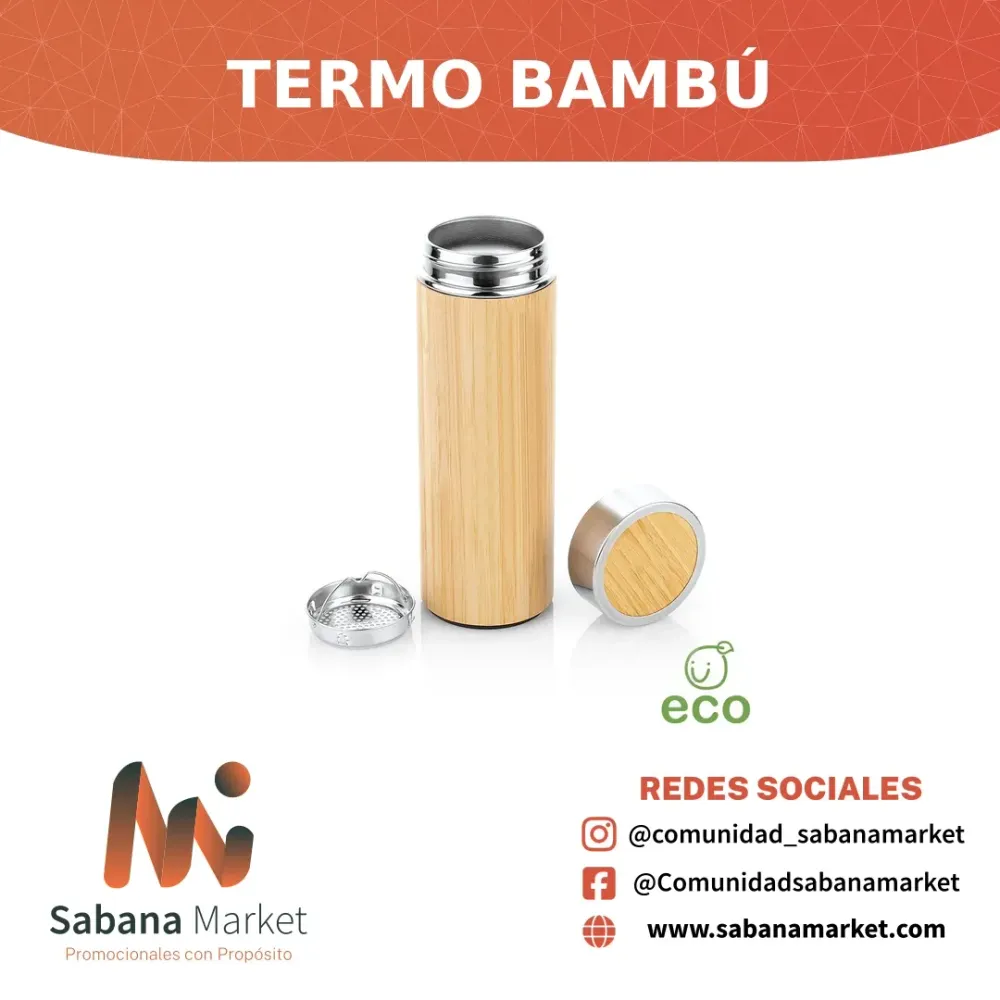 TERMO BAMBÚ 550 ML / 19 OZ
