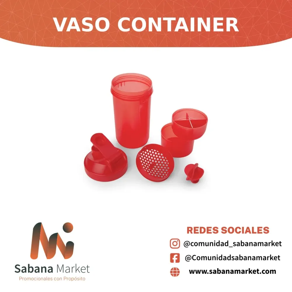VASO CONTAINER 600 ML / 20 OZ