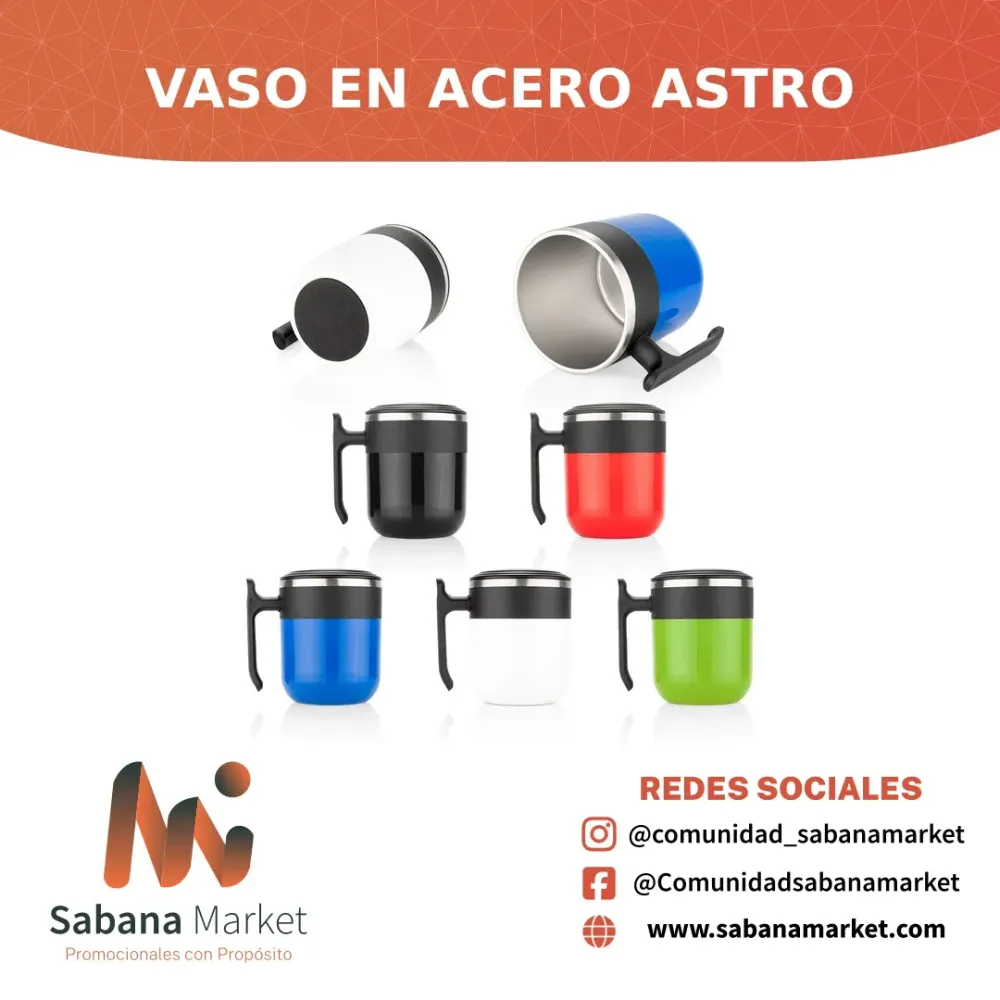 VASO EN ACERO ASTRO 350 ML / 12 OZ