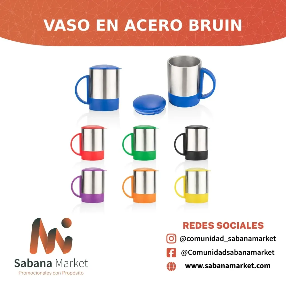 VASO EN ACERO BRUIN 150 ML / 5 OZ