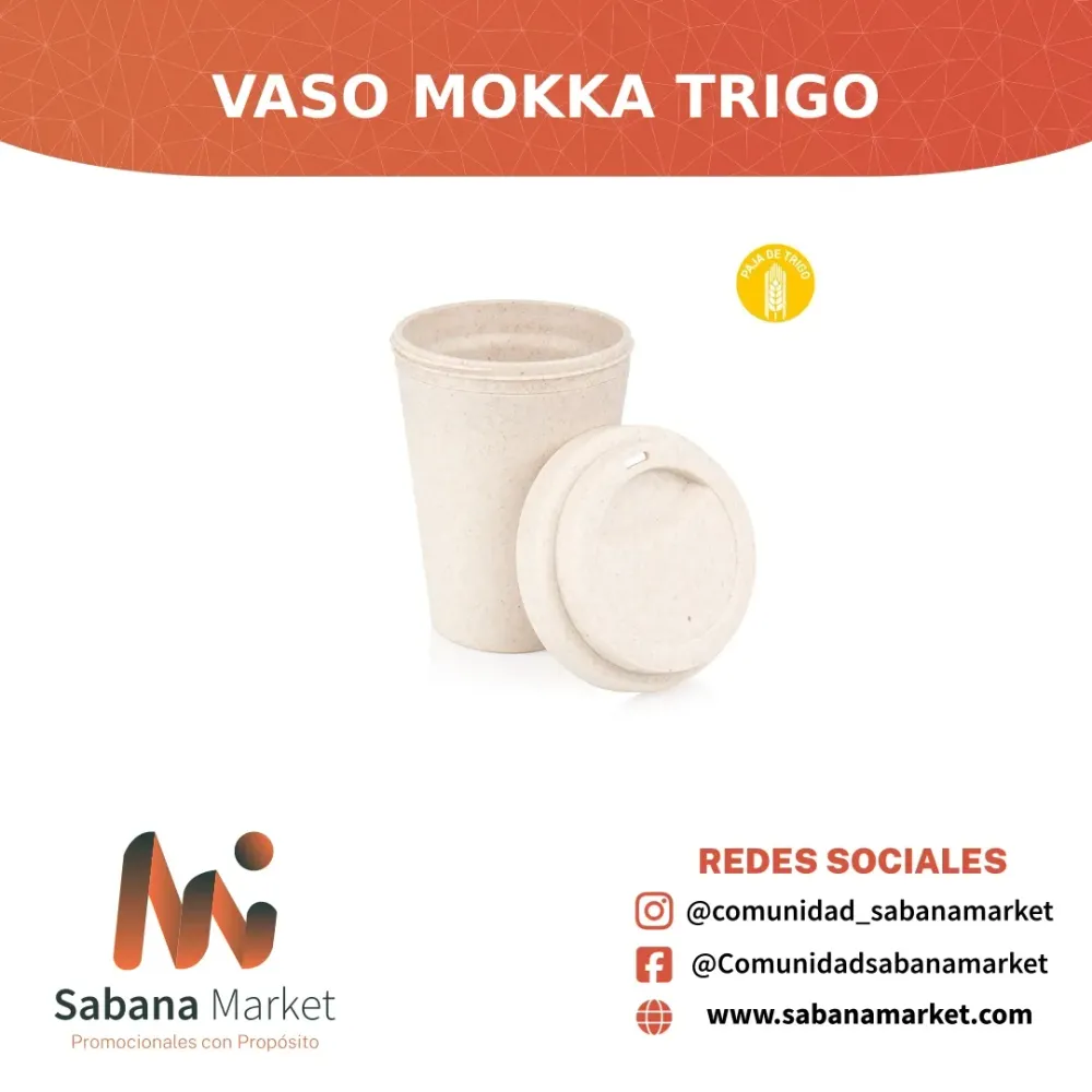 VASO MOKKA TRIGO 350 ML / 12 OZ