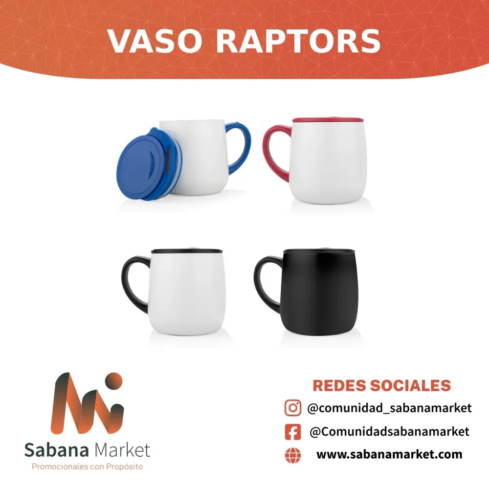 VASO RAPTORS 350 ML /12 OZ