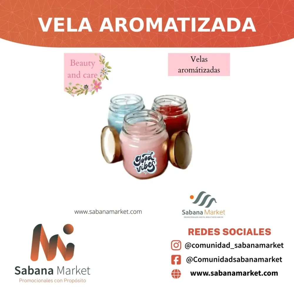 VELA AROMATIZADA