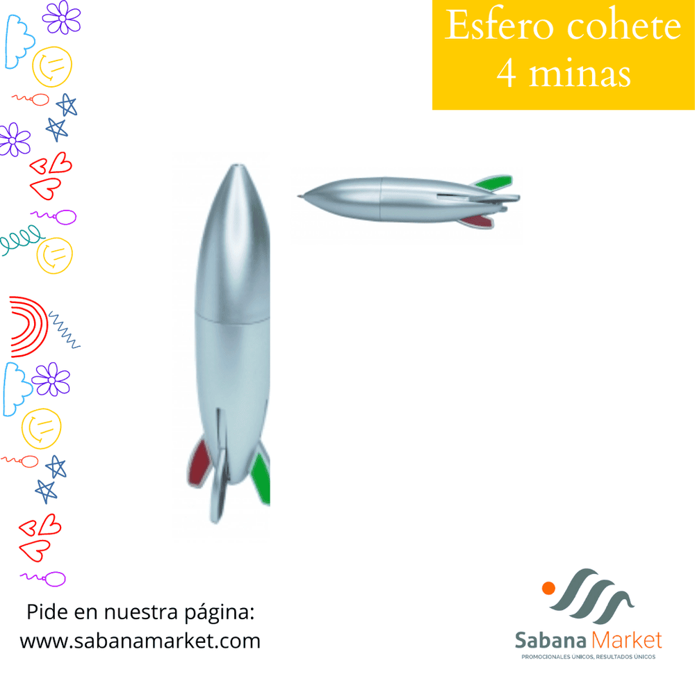 ESFERO COHETE 4 MINAS