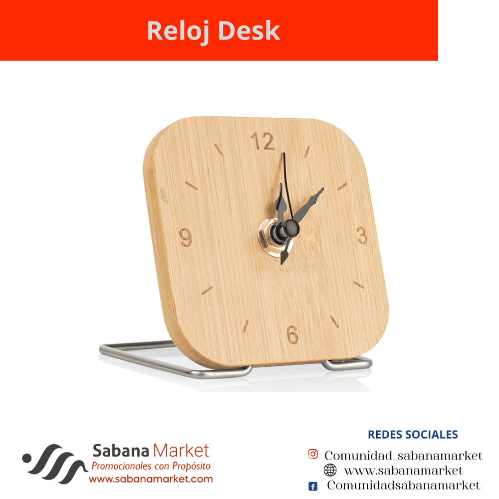 RELOJ DESK
