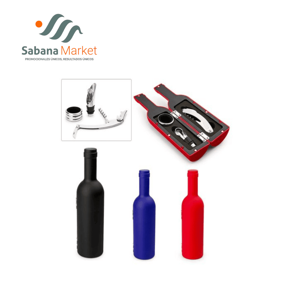 SET VINO BOTTLE