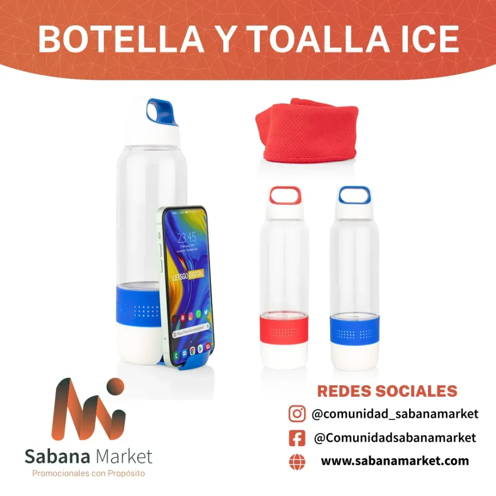 BOTELLA Y TOALLA ICE